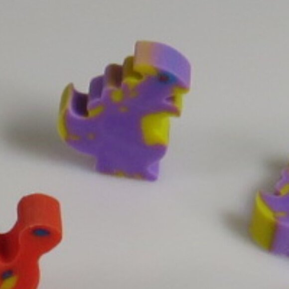 Easter Egg Filler: Small Dinosaur Erasers (24 items) Dinosaurs (they stand up) - Picture 4 of 9